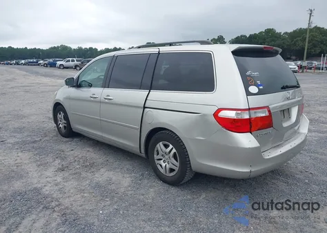 2007 Honda Odyssey Ex из США, поврежденный, VIN 5FNRL38457B439407